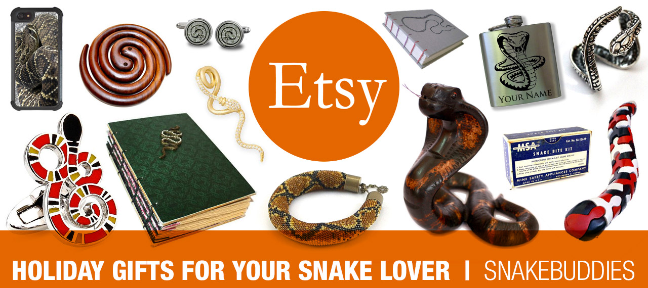 Holiday Gifts for your Snake Lover – All on Etsy